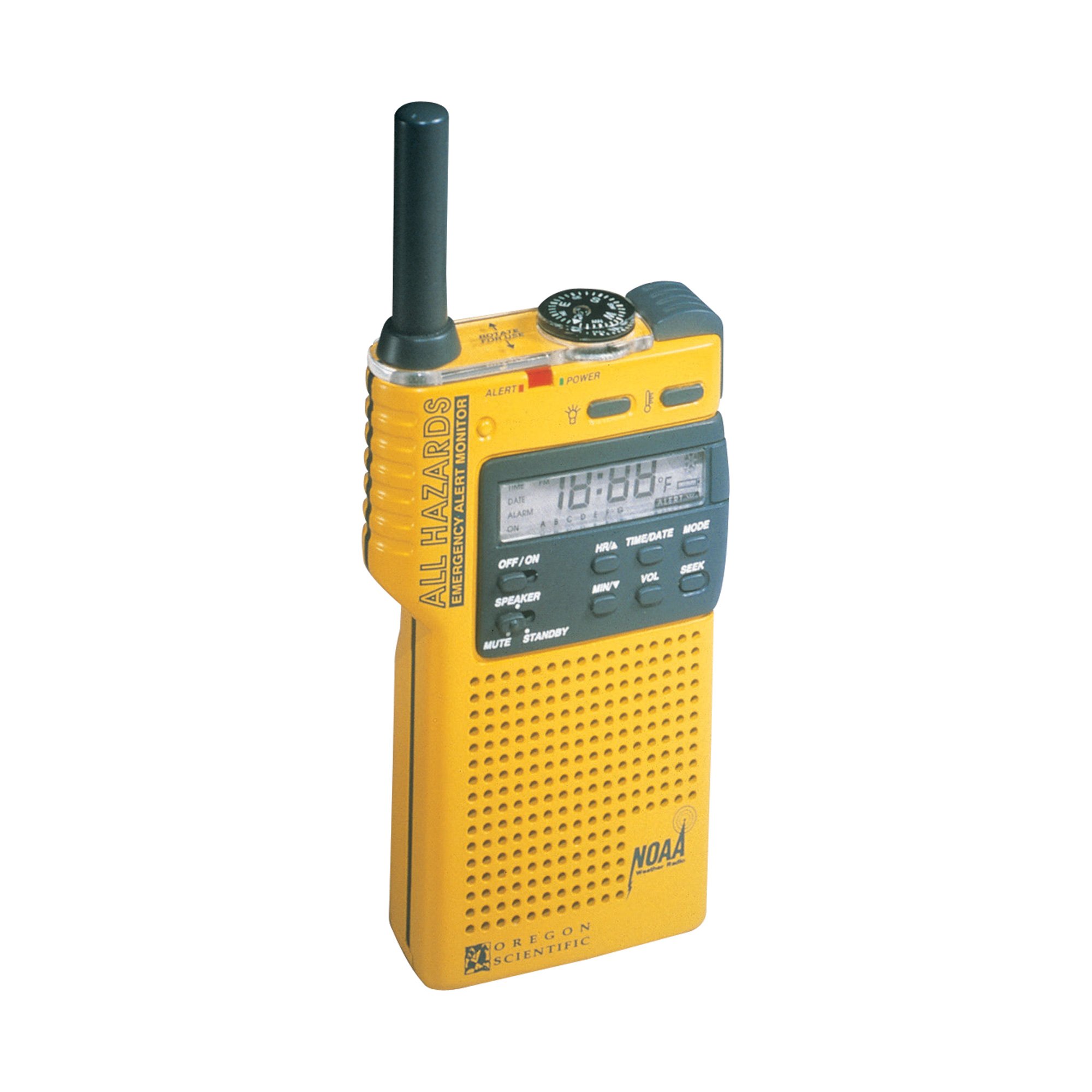 Portable Weather Radio has Automatic Emergency Alert System